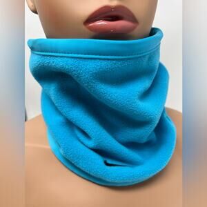 Nike Reversible Fleece Neck Warmer Midnight Navy Chlorine Blue